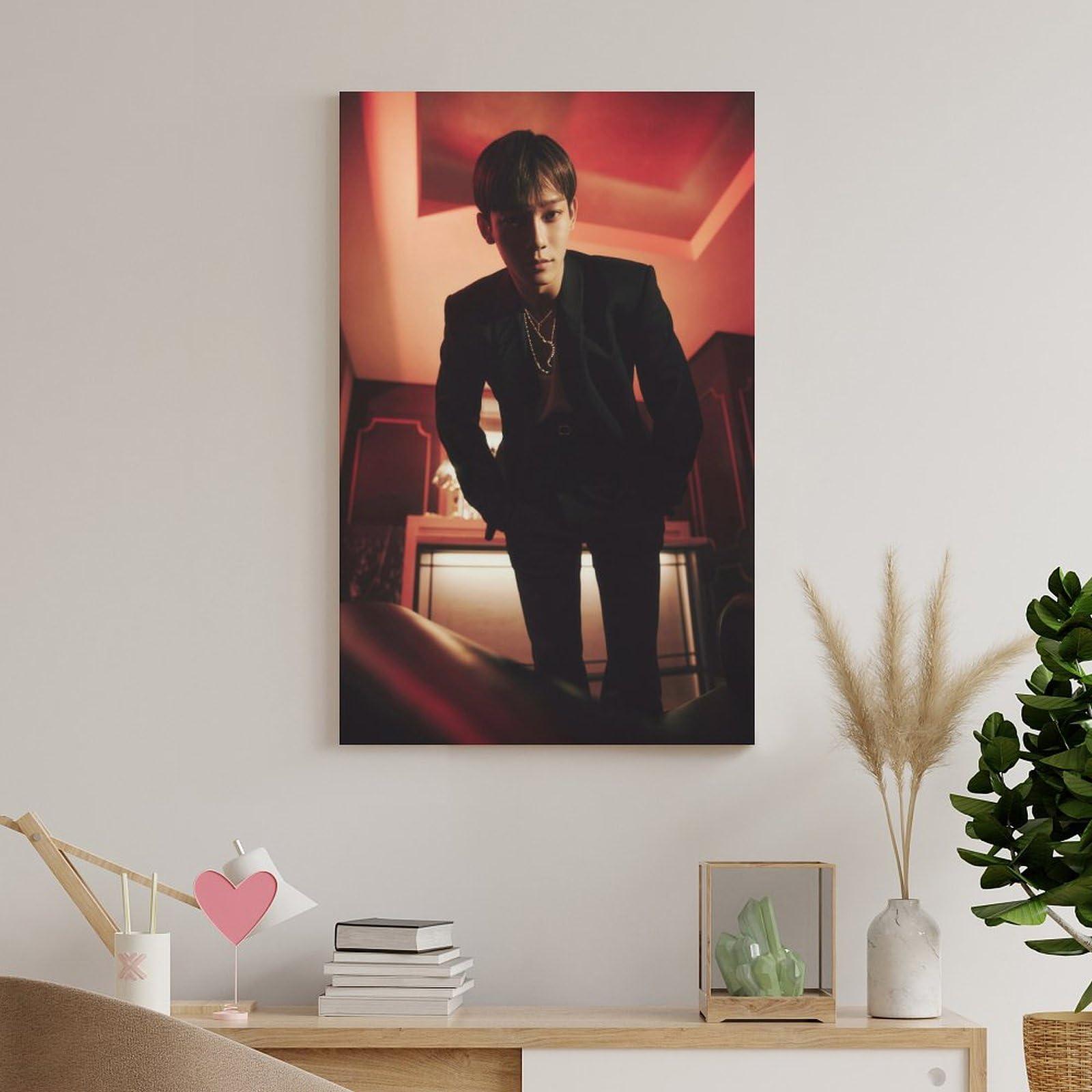 Generic Generic CHEN EXO EXIST Cream Soda Music KPOP ARTIST ALBUM COVER Canvas Poster Bedroom Decor Sports Landscape Office Room Decor Poster Gift 12x18inch(30x45cm), Unframe-style