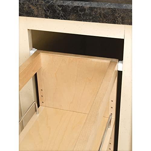 Rev-A-Shelf Rev-A-Shelf 5\" Pull Out Storage Organizer for Base Kitchen Cabinets w/Soft-Close, Sliding Shelves for Utilities, Utensils or Spices, 448UT-BCSC-5C