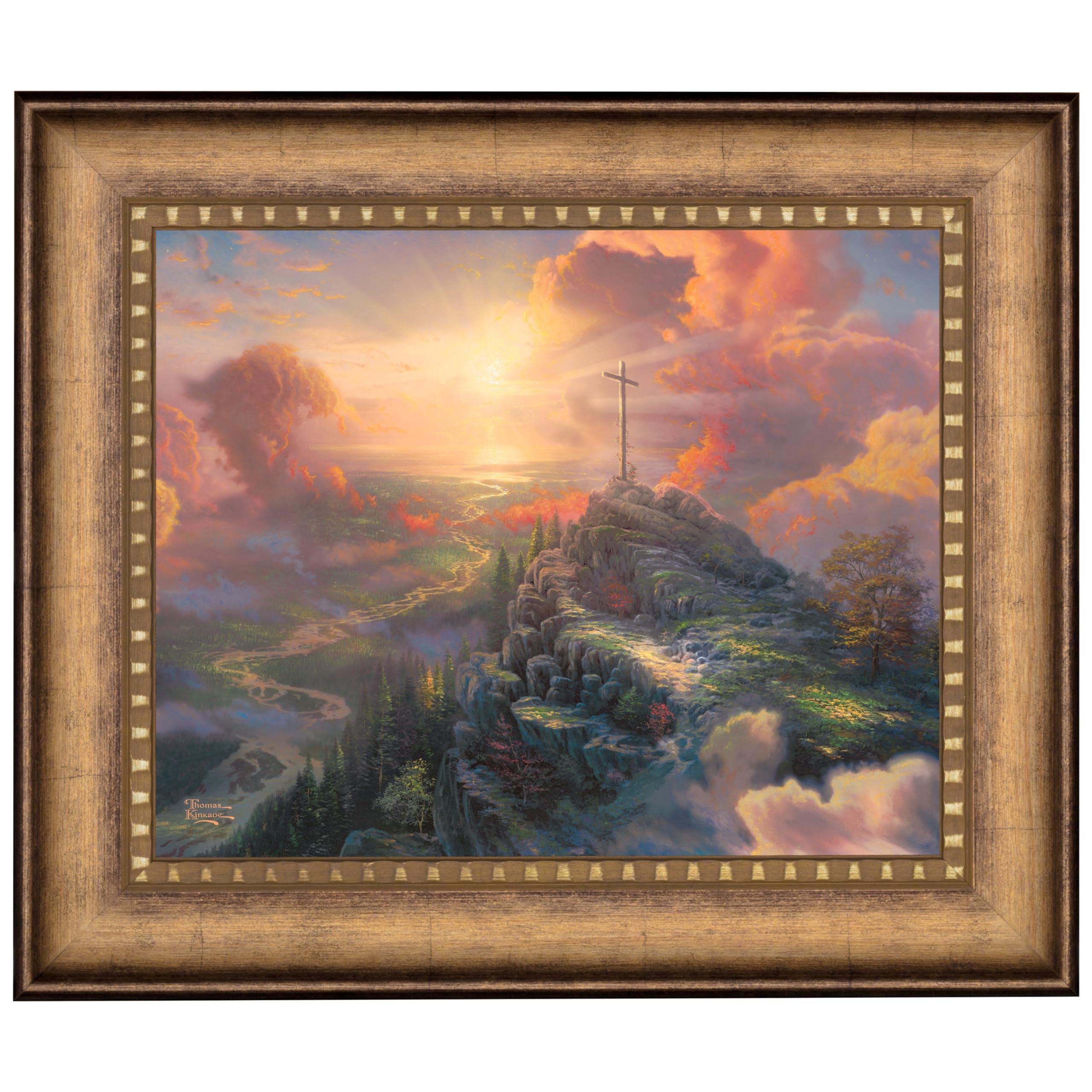 Thomas Kinkade Thomas Kinkade The Cross - 16\" x 20\" Brushstroke Vignette