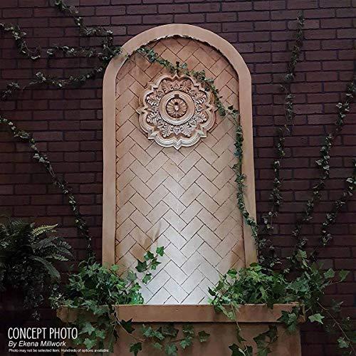 Ekena Millwork Ekena Millwork CM14NEGGS Needham Ceiling Medallion, 14 5/8\"OD x 2 1/4\"P (Fits Canopies up to 4 1/4\"), Hand-Painted Green Gold