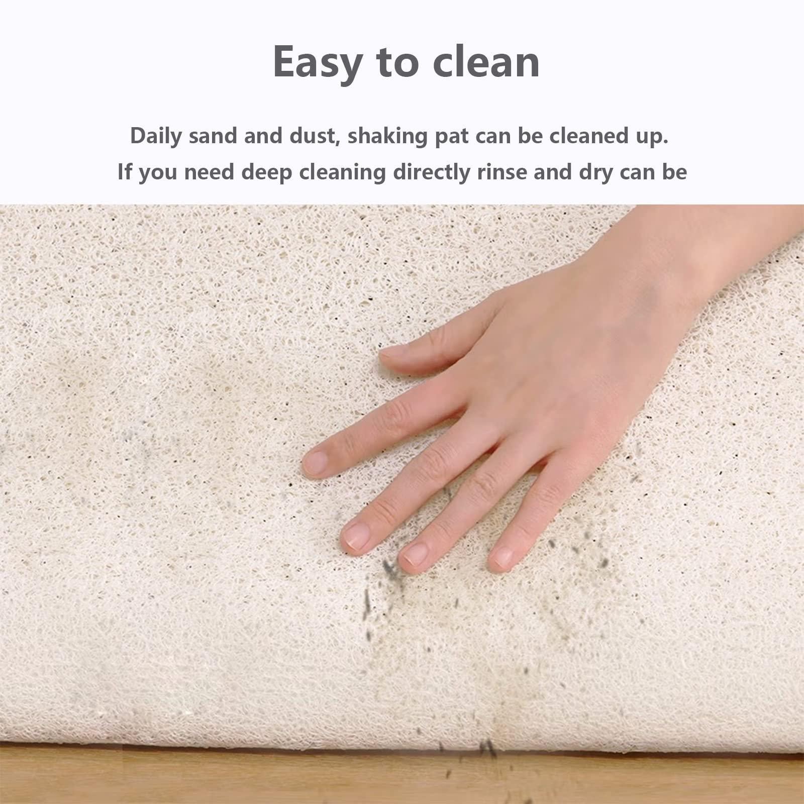 ZerHoc Bathtub mat non slip, curved shower mat,Corner Shower Mat, Curved Bath Mats for Shower, Non-Slip Shower Mats for Inside Shower, Loofah Quadrant Bath Mats with Drain, Washable Sector Bath Mat for Bathr