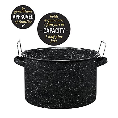 Granite Ware Granite Ware Enamel on Steel 12-Quart Water Bath Canner with Lid