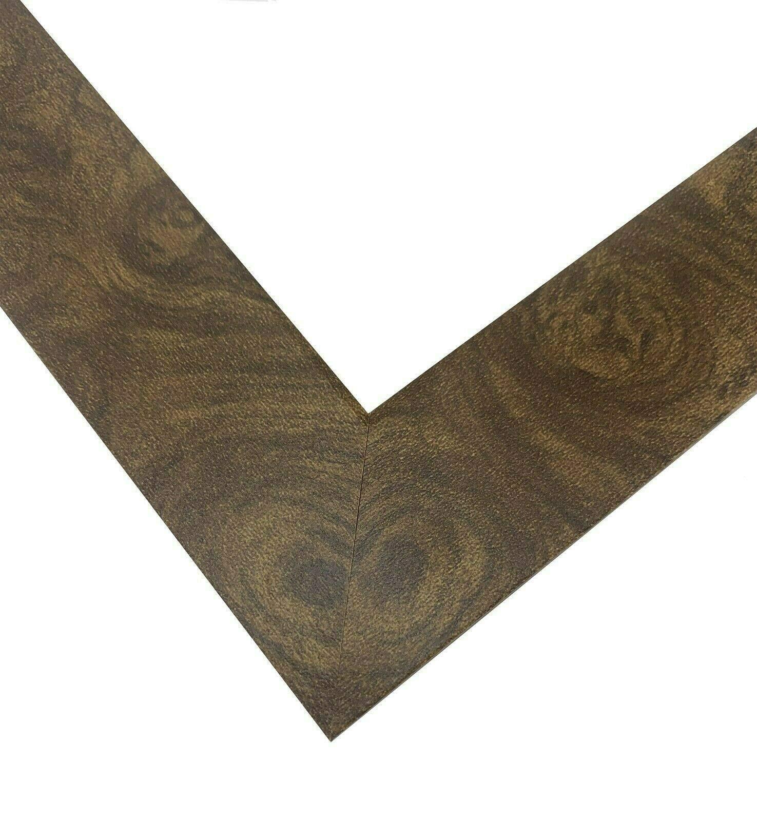 US Art US Art Frame 11x17 Brown Burl 1.25 Inch Flat, Wood Composite MDF Wall Decor Picture & Poster Frame - Single