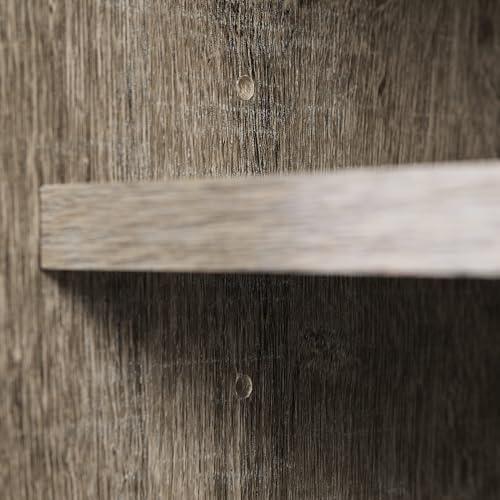 South Shore South Shore Munich 68\" Wall Mounted Media Console-Weathered Oak