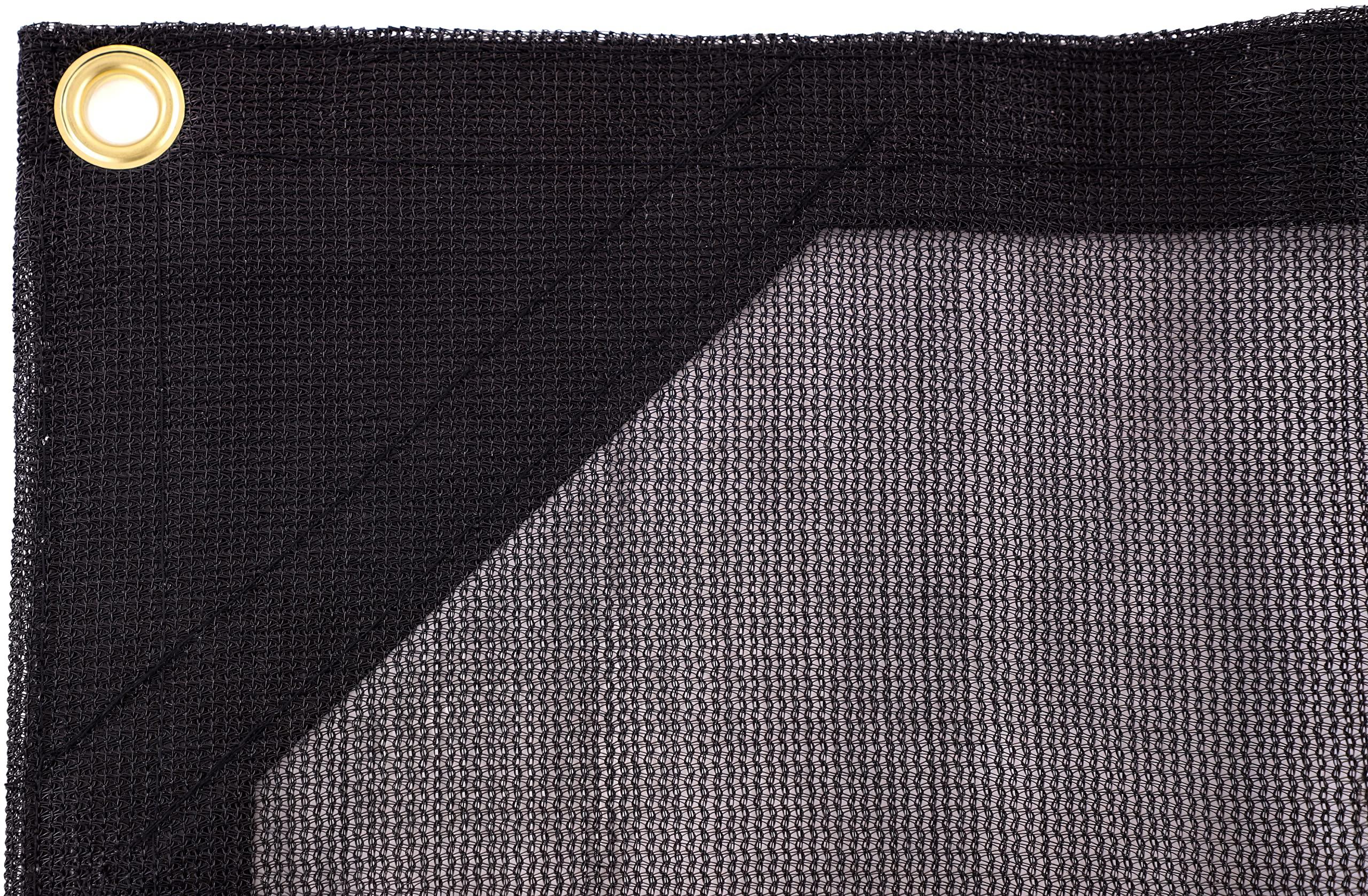 Kotap Kotap 12-ft x 24-ft Heavy-Duty 6.5 Oz Black Mesh Shade/Truck Tarp, Item: MESH-1224