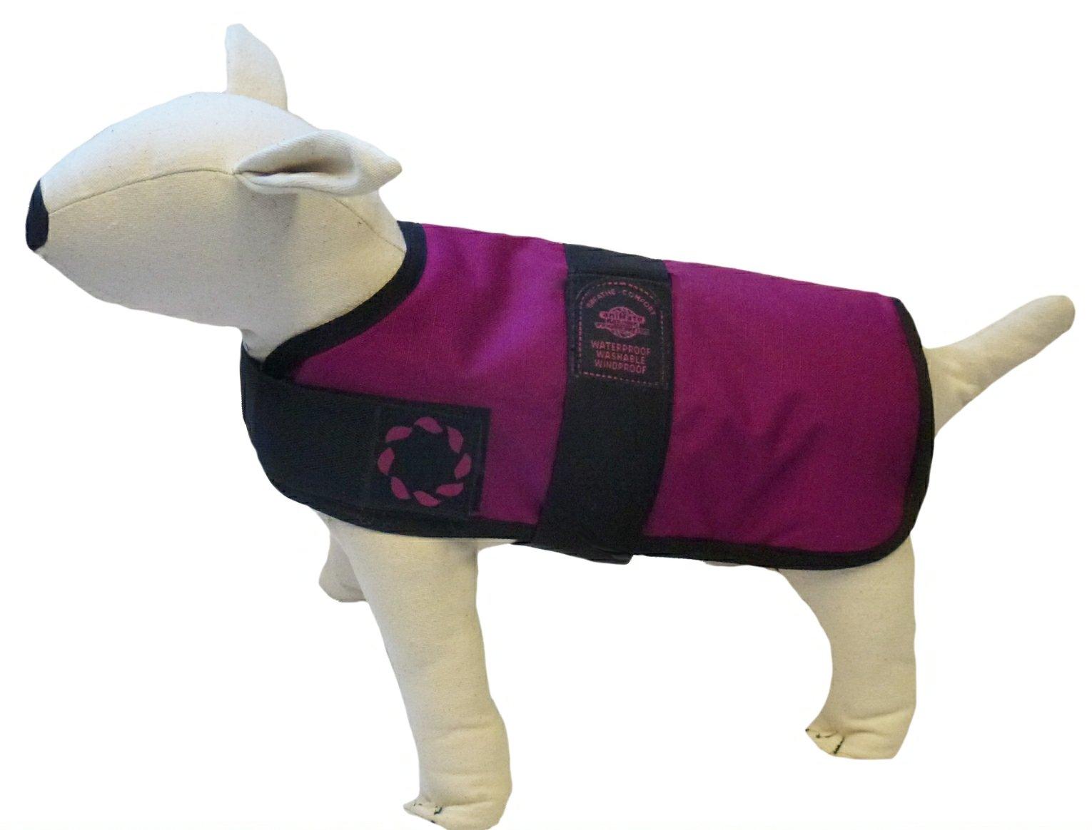 Outhwaite Outhwaite Padded Dog Coat, 12-inch, Raspberry