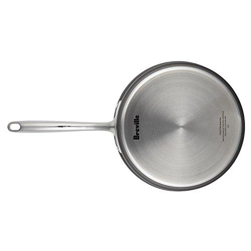 Breville Breville - 84478 Breville Thermal Pro Hard Anodized Nonstick Sauce Pan/Saucepan with Lid, 2 Quart, Gray