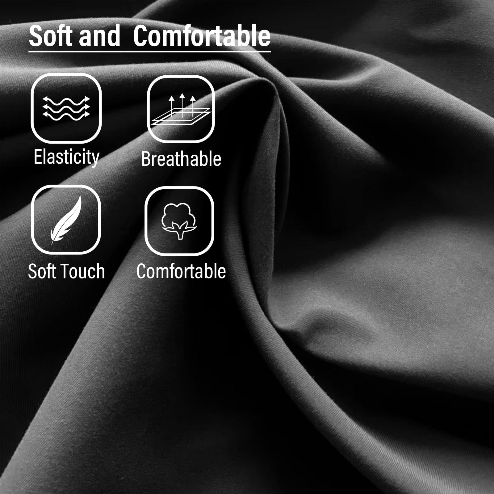 Furlide Furlide Lazy Chair with Ottoman, Modern Chair with Folding Footrest, Lounge Accent Chair, Comfortable Reading Chair (Black)