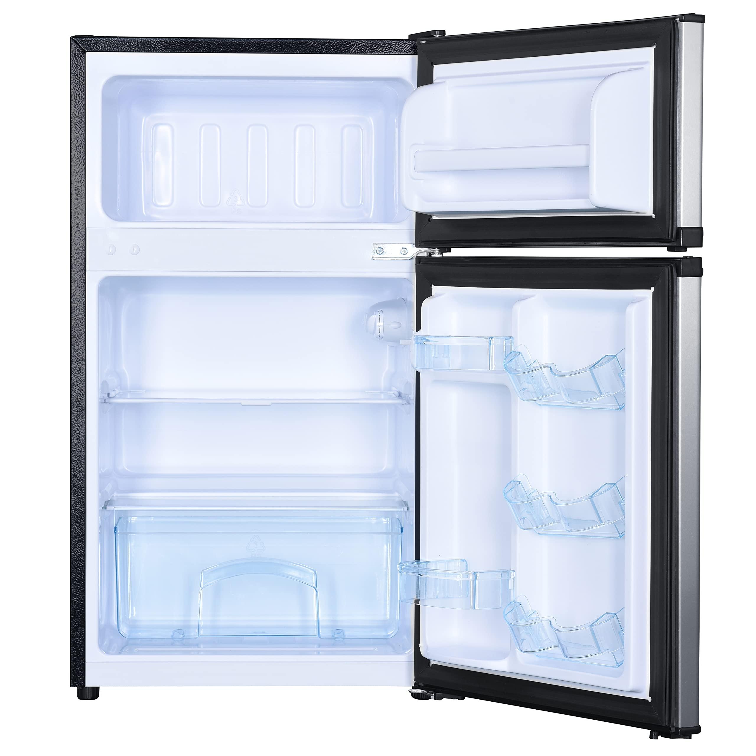 Avanti Avanti RA31B3S 3.1 Cubic Foot 2-Door Counter-high Refrigerator/Freezer, 33.5\" x 18.8\" x 19.8\", Black