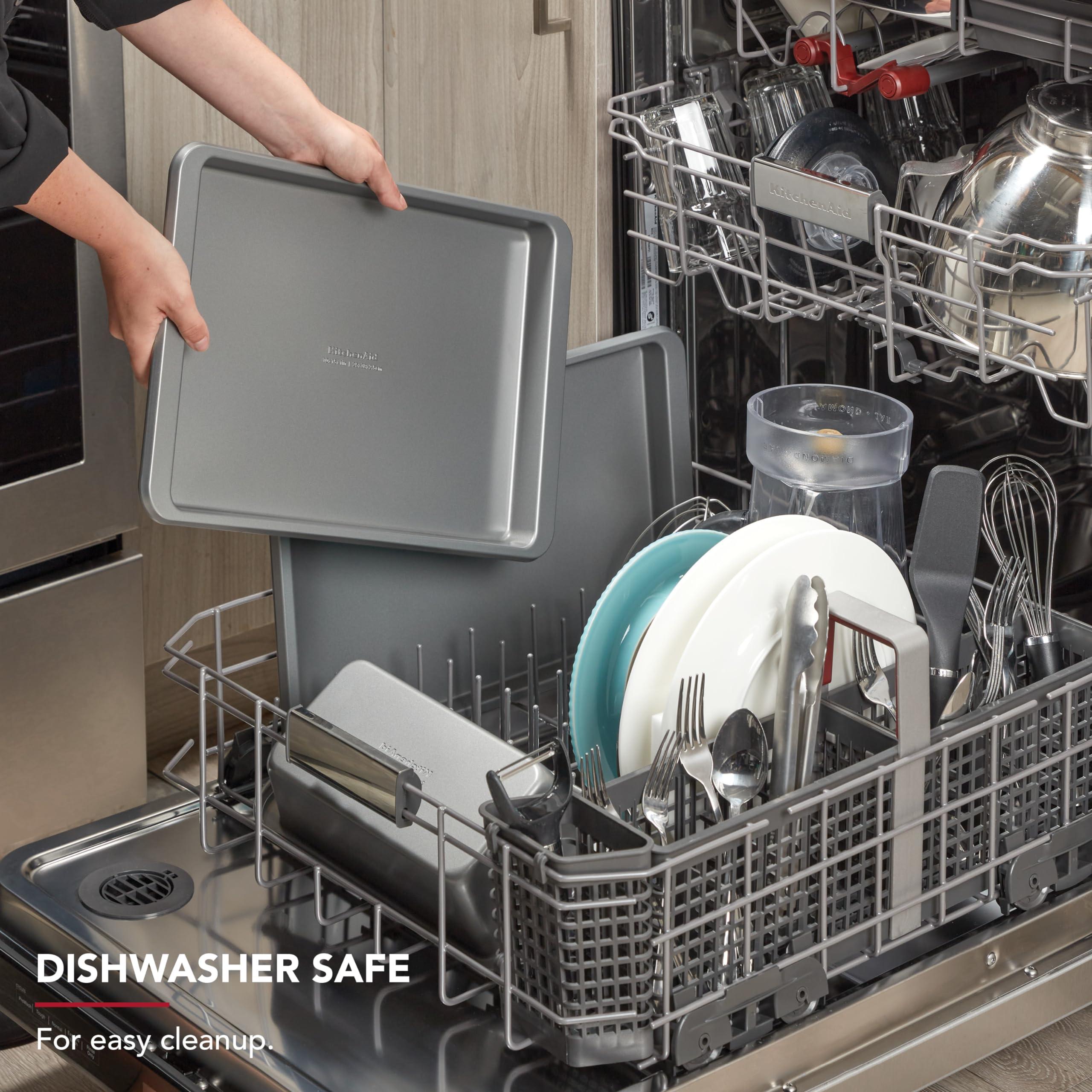 KitchenAid KitchenAid 10x15in Nonstick Aluminized Steel Baking Sheet, Ink Blue