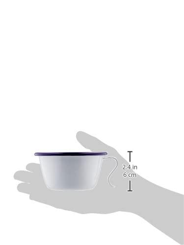 (Posh Living) POSH Living Pomel 63892 Stacking Cup, Blue, Size: Approx. W 4.9 x D 4.3 x H 2.2 inches (12.5 x 11 x 5.5 cm)
