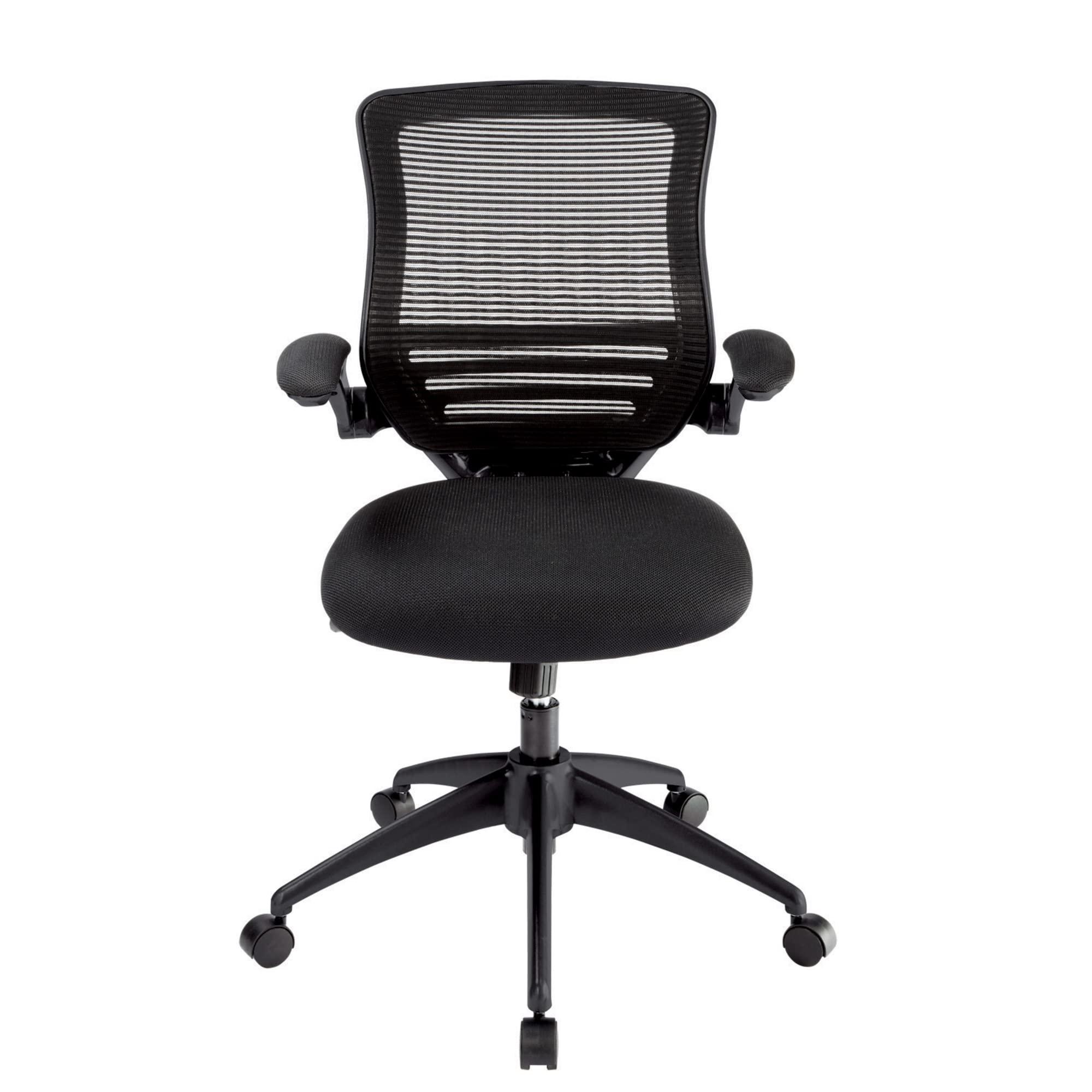 Realspace Realspace Calusa Mesh Mid-Back Chair, Black