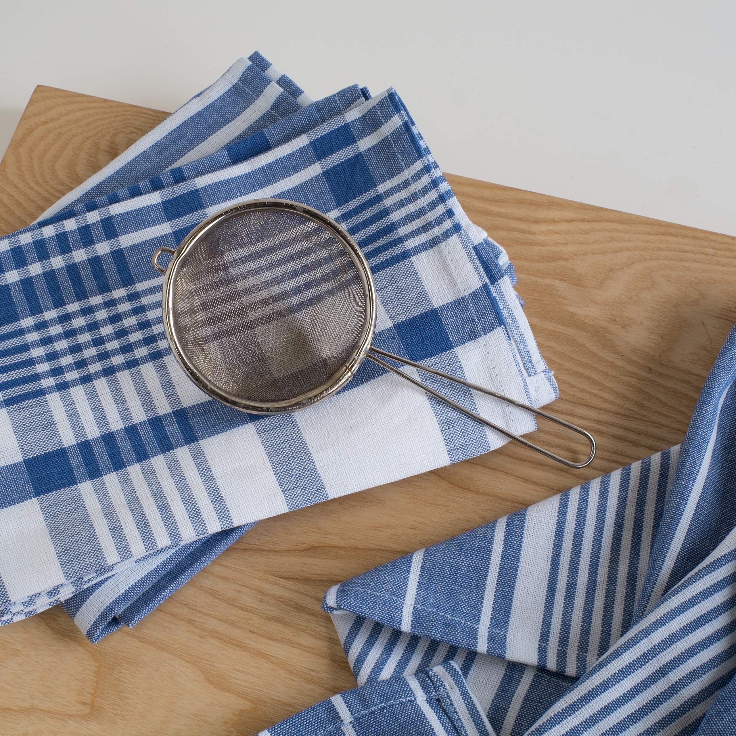 Now Designs Now Designs Jumbo Pure Kitchen Towel Set of 3, Royal Blue