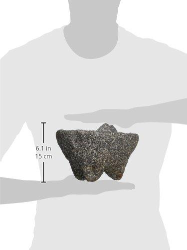 Imusa IMUSA Lava Rock Molcajete - Mexican Mortar and Pestle (Made in Mexico of Volcanic Stone)