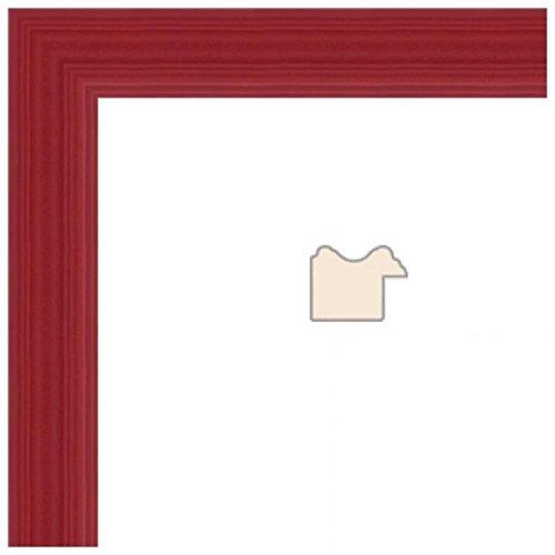 ArtToFrames ArtToFrames Wood Picture Frame 2WOM0066-60823-YRED-11.75x27.25 inch Red Stain on Red Oak