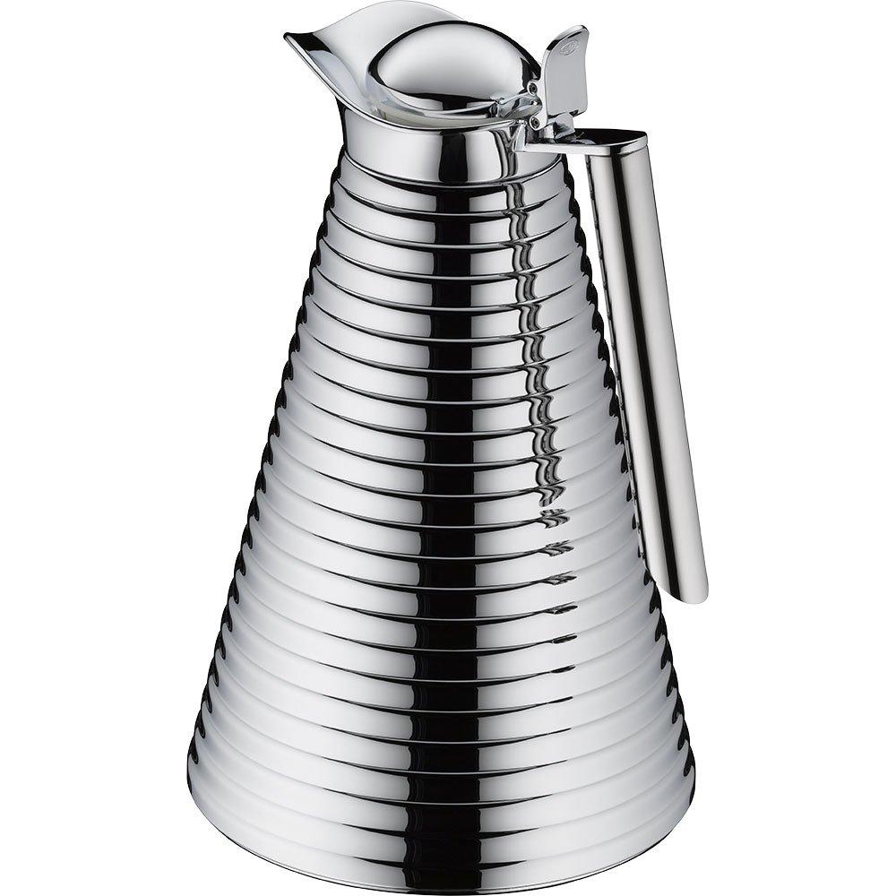 Alfi Alfi Glass Vacuum Chrome Plated Copper Thermal Carafe for Hot and Cold Beverages, 1.0 L, Chrome, One Size (AG1400CM2)