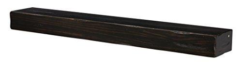 Pearl Mantels Pearl Mantels 412-48-20 The Shenandoah 48-Inch Shelf/Mantel Shelf Espresso Rustic Distressed Finish