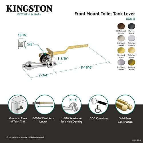 Kingston Brass Kingston Brass KTAL35 Restoration Tank Lever, Oil Rubbed Bronze,3-Inch Handle Length , Oil-Rubbed Bronze