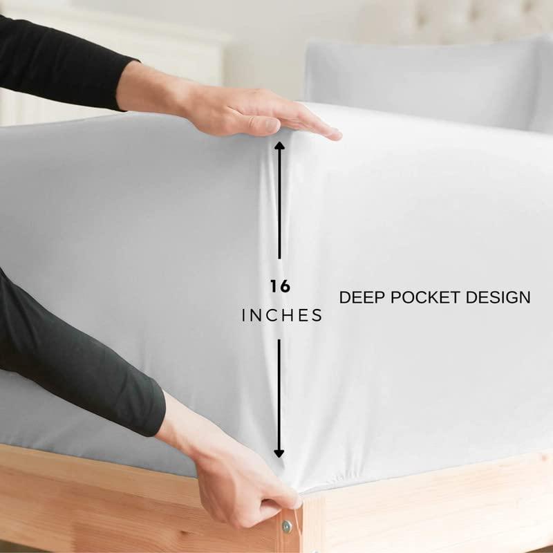 zcsm Twin XL Sheets Set - Skull Bed Sheets, Horror Bedding Sheets & Pillowcases, Soft Microfiber & Deep Pocket & Wrinkle Free Patterned Sheet Set, 3 Piece ( 1 Fitted Sheet, 1 Flat Sheet, 1 Pillow Case )