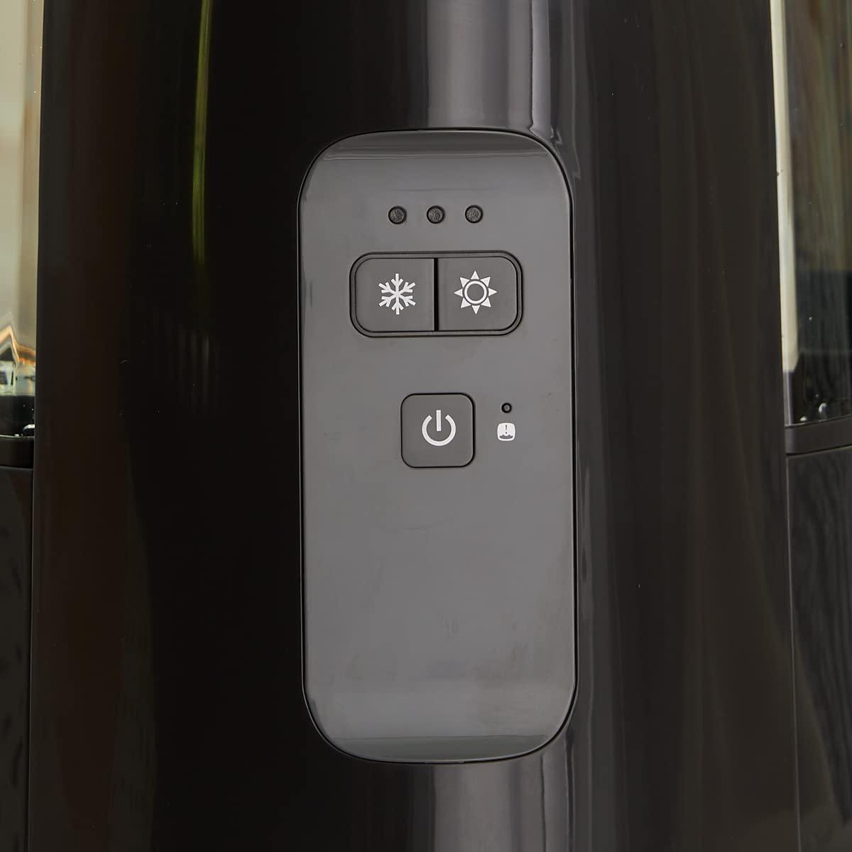 Honeywell Honeywell Dual Comfort Cool + Warm Mist humidifier. Humidifier for Bedroom, Office, Living Room and Home. Provides Temporary Relief from Dry air discomforts - Black, HWC775B