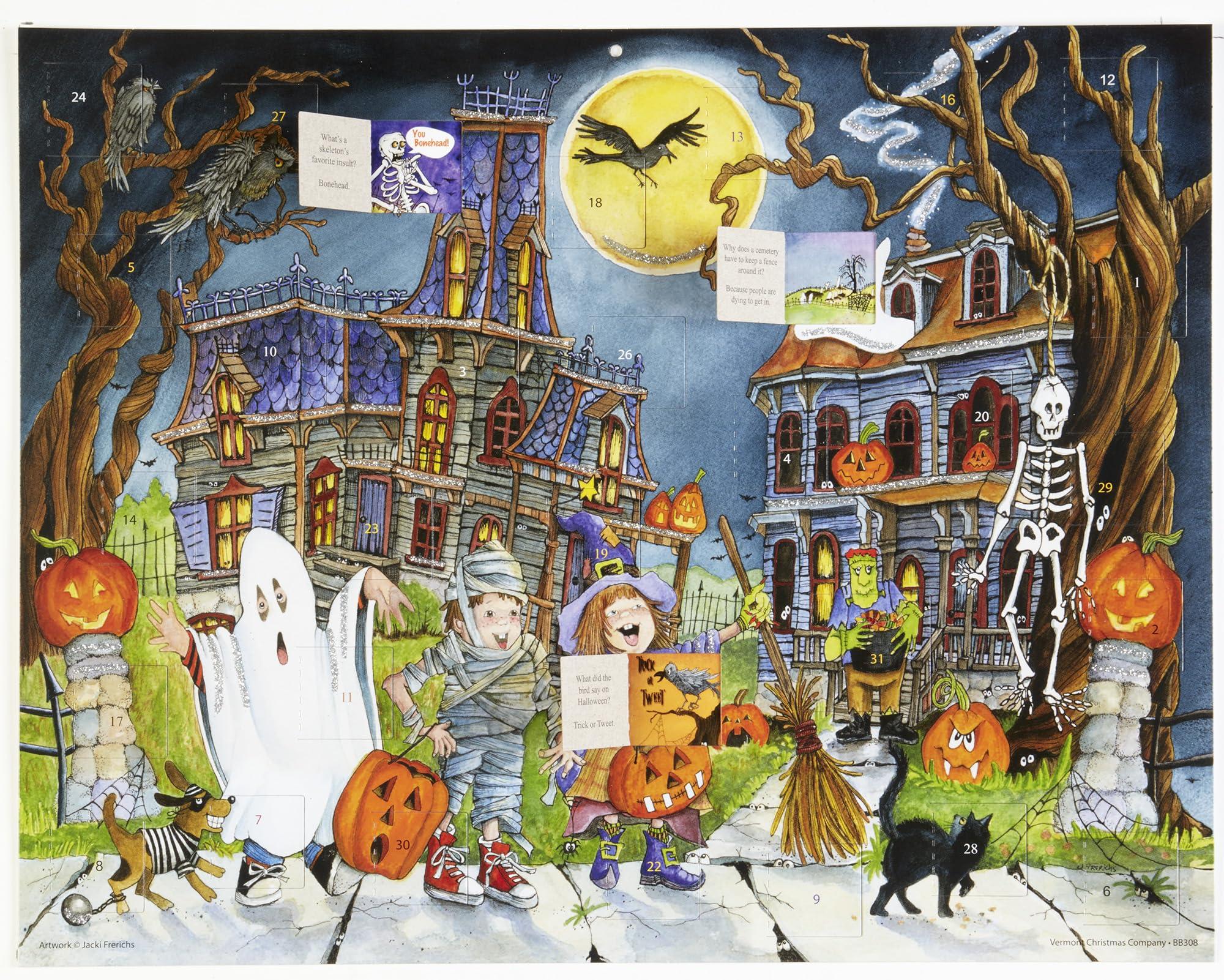 Vermont Christmas Company Vermont Christmas Company Little Goblins Halloween Countdown Calendar