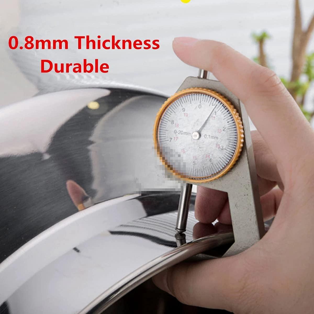 WSAH 5-100L 201 Stainless Steel Airtight Milk Can with Sealed Lid/Fermentation Wine Pail Milk Bucket for Liquid and Solid Storage/Transporting,22L