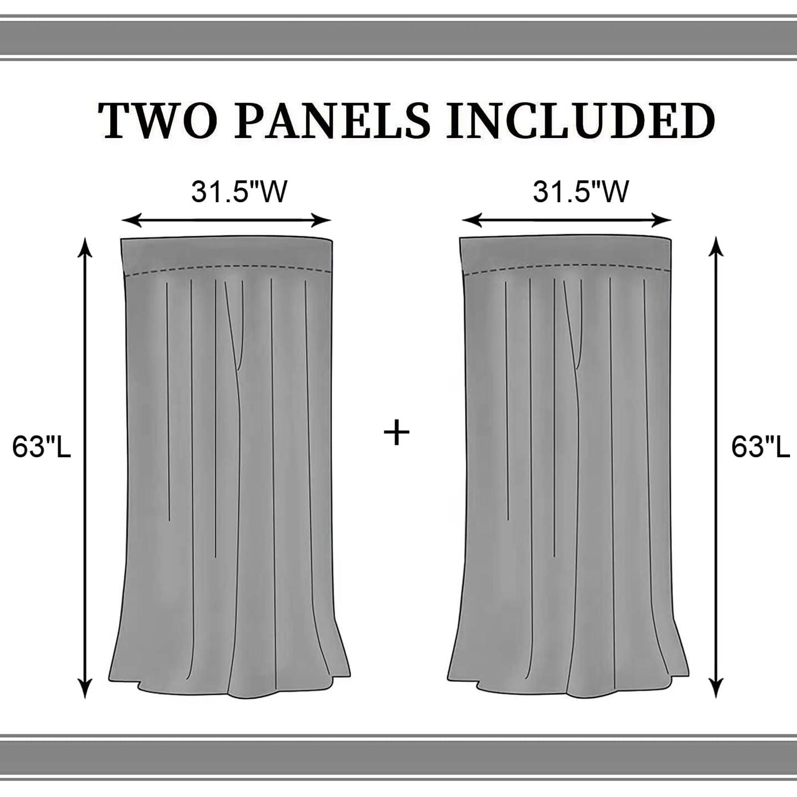 TKUYO Nautcial Starifish Window Curtains, Beach Theme Coastal Seashell Starfish Blue Coral Rod Pocket Drapes for Bedroom Living Room Kids Room Bathroom Kitchen Window Treatments 2 Panel Sets, 63"x63" Inch