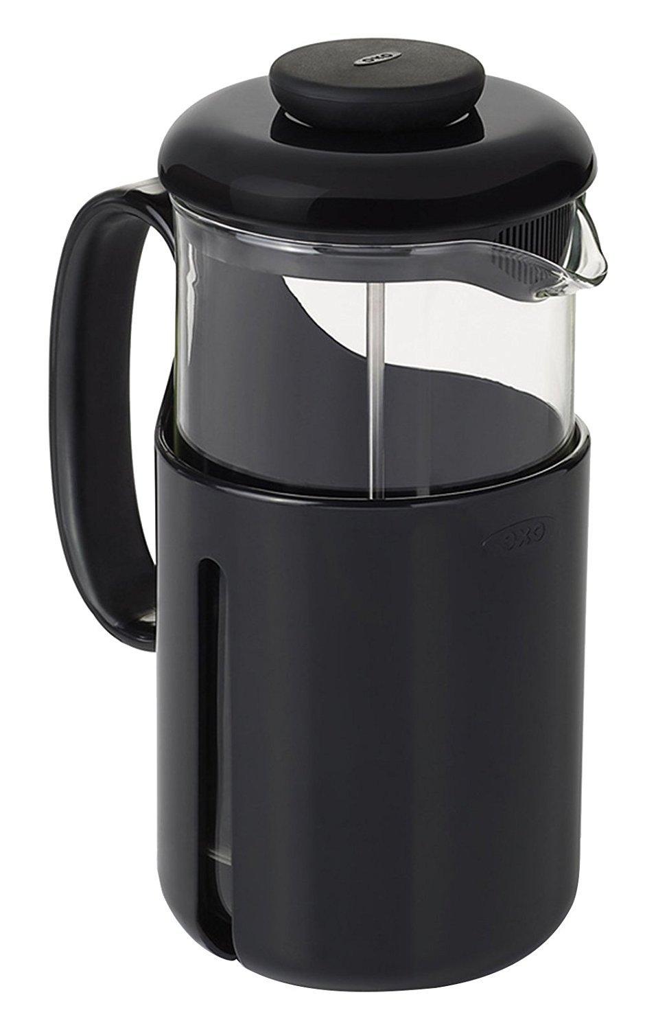 OXO OXO BREW Venture Shatter-Resistant-Travel French Press 8 Cup, Black