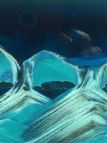 Exotic Sands Exotic Sands - Moving Sand Art Picture American Made Quality - Lg11 Large Alder Frame (Ocean Blue) Bubble Motion Falling Sand. Oprah\'s Favorite Things, Unique Christmas Gifts