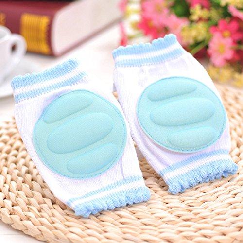 fantastic me 3 Pairs Baby Knee Pads for Crawling - Adjustable Breathable Waterproof Safety Protector, Elastic Knee Elbow Pads for Babies, Toddlers, Infants, Boys, Girls, Kids, Unisex (A)