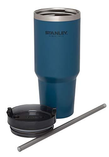 Stanley Stanley Adventure Reusable Vacuum Quencher Tumbler with Straw, Leak Resistant Lid, Insulated Cup, Maintains Heat for 4 Hours, Cold for 5 Hours, and Ice for 30 Hours - 20oz
