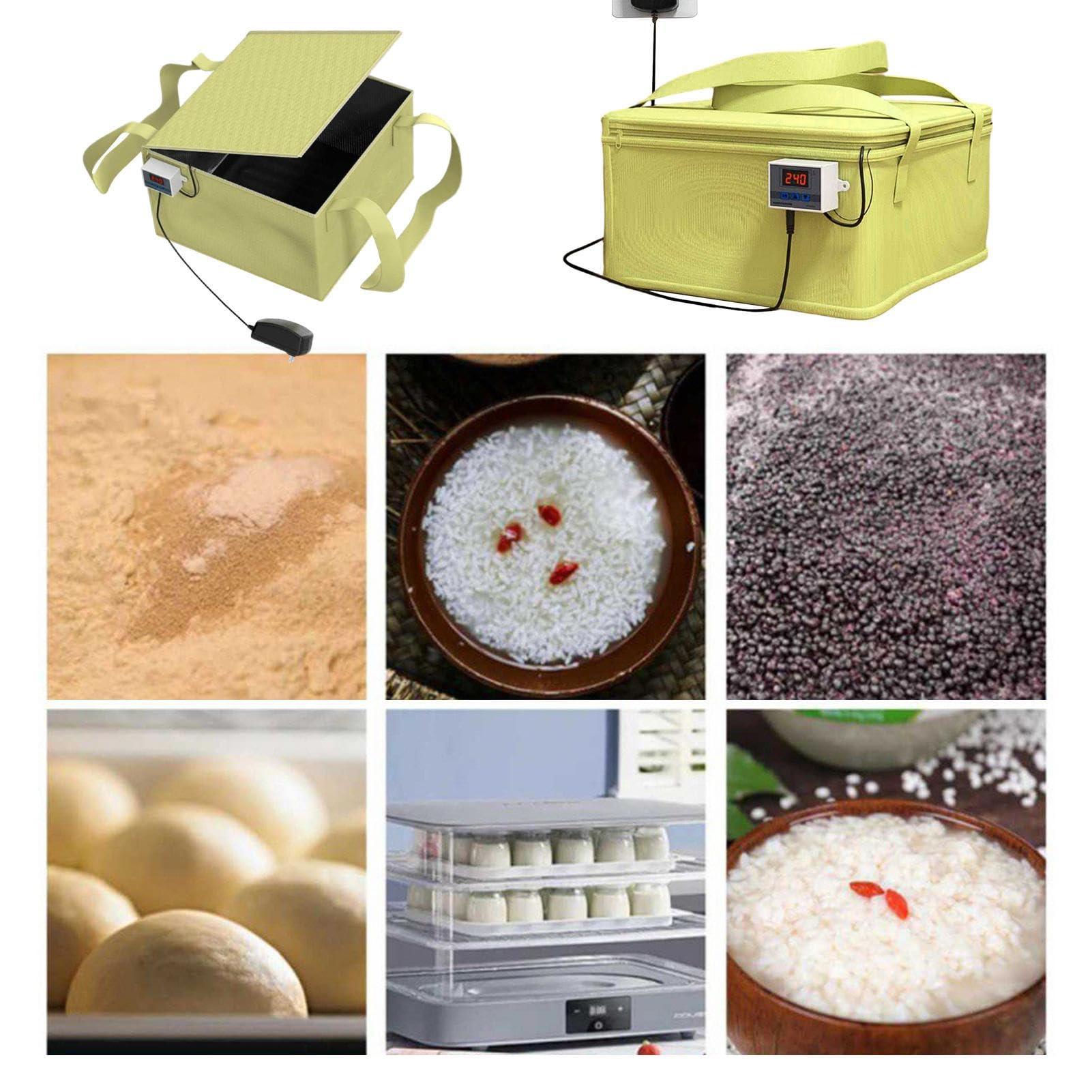 SOULAGRY SOULAGRY Dough Proofing Box, Dough Proofer with Precise Temperature Control for Baking, Proofing Box for Bread Making, Bread Proofer for Making Bread, Yogurt, Natto and Handmade Soap
