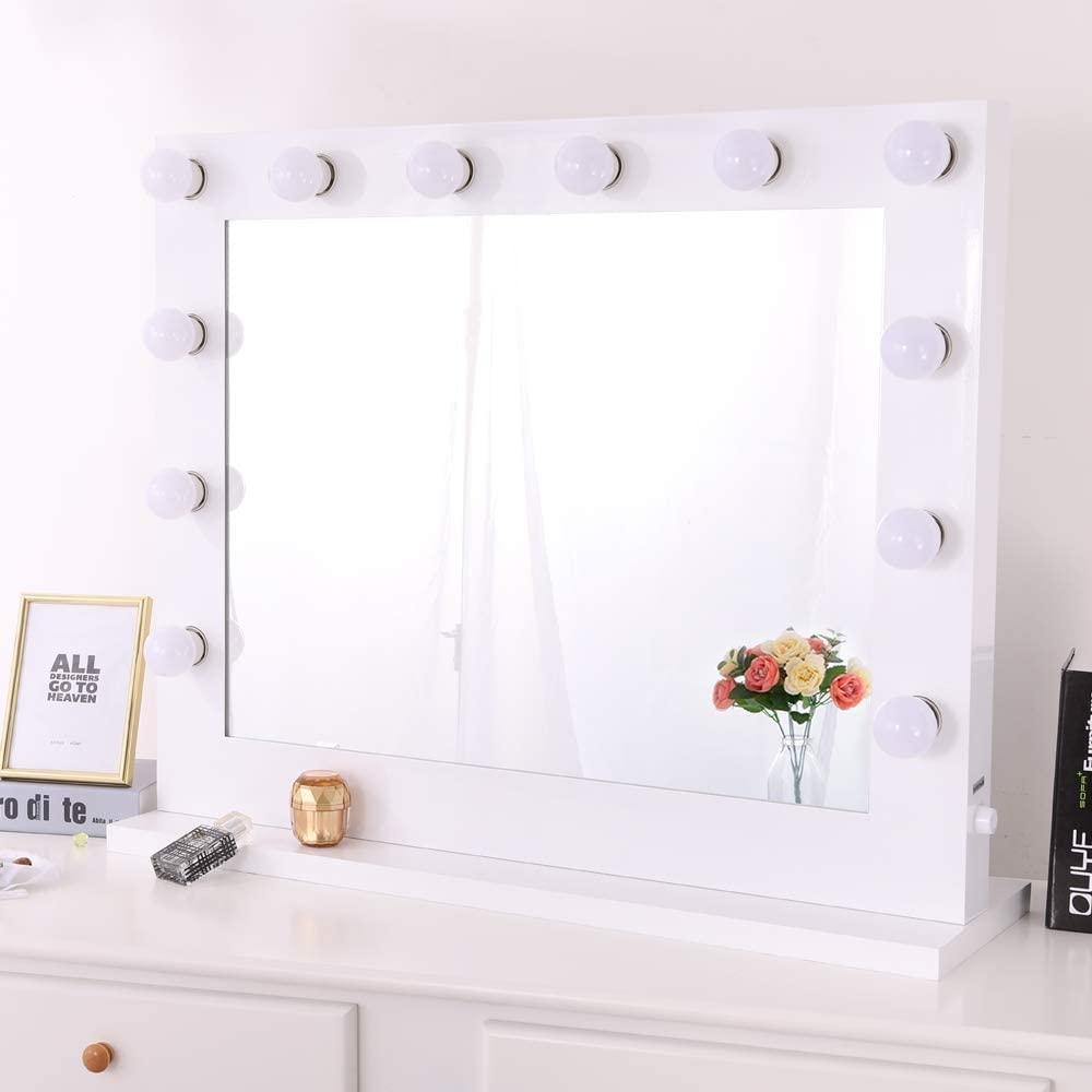 Chende Chende Hollywood Vanity Mirror with Lights and Elegant Mirror for Living Room