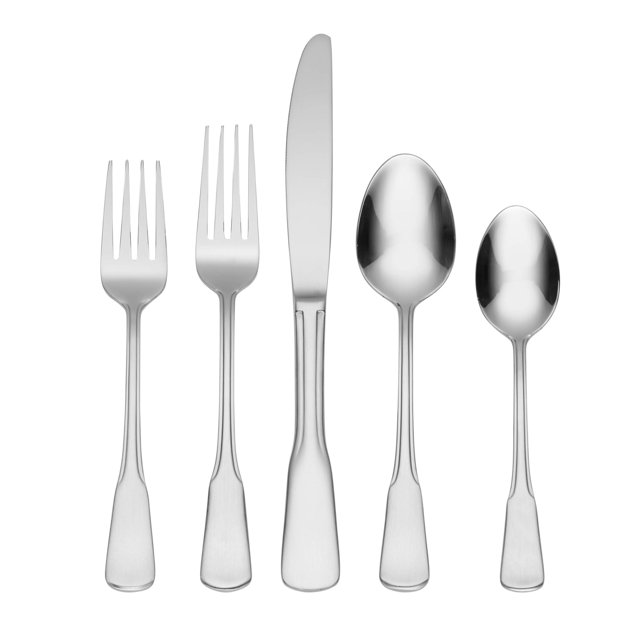 Oneida Oneida Colonial Boston 45-Piece Flatware Set, Service for 8