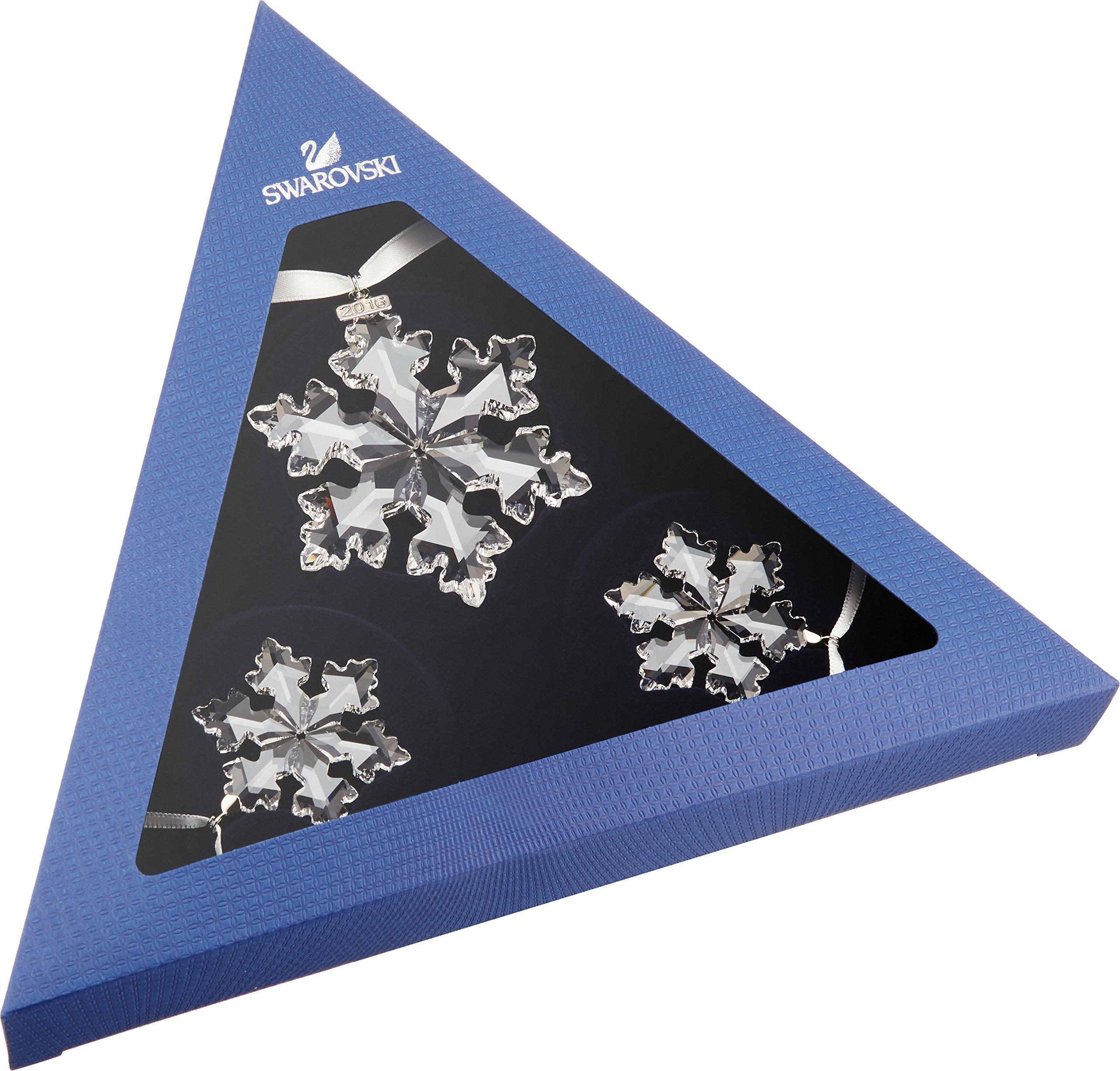 SWAROVSKI Swarovski 3-Piece Christmas Ornament Set, Limited Edition 2016