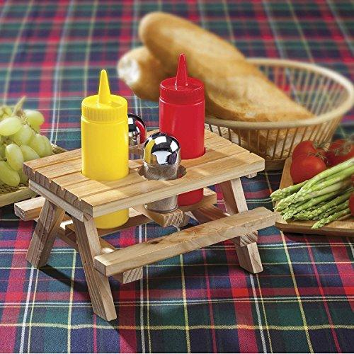 Wilcor Wilcor Table Condiment Holder, One Size, Wood