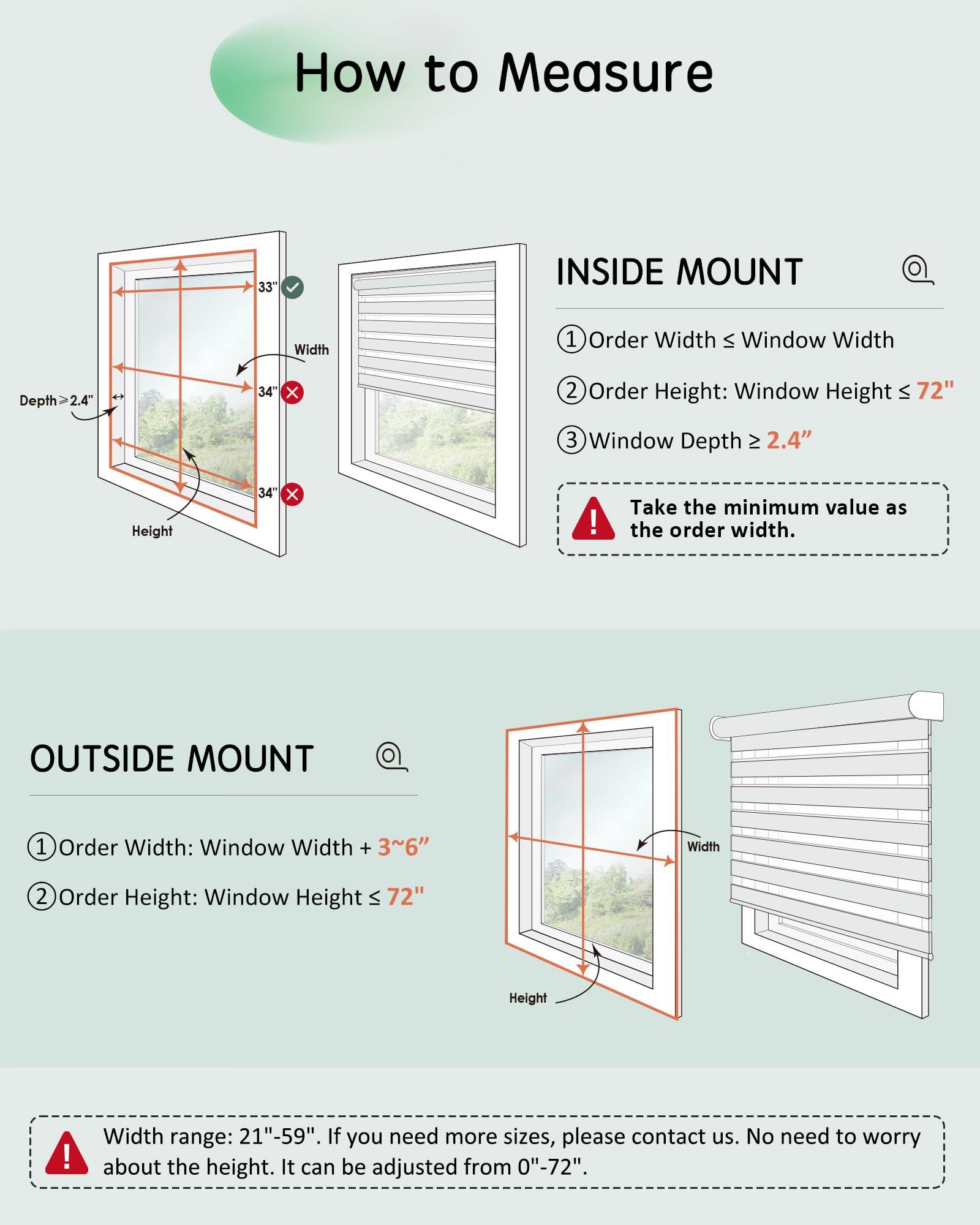 Yoolax Yoolax Motorized Zebra Blinds, Remote Zebra Shades for Indoor Windows, Motorized Shades with Remote Light Control Horizontal Window Blinds (80% Shading Luxury Grey, 22" x 72")
