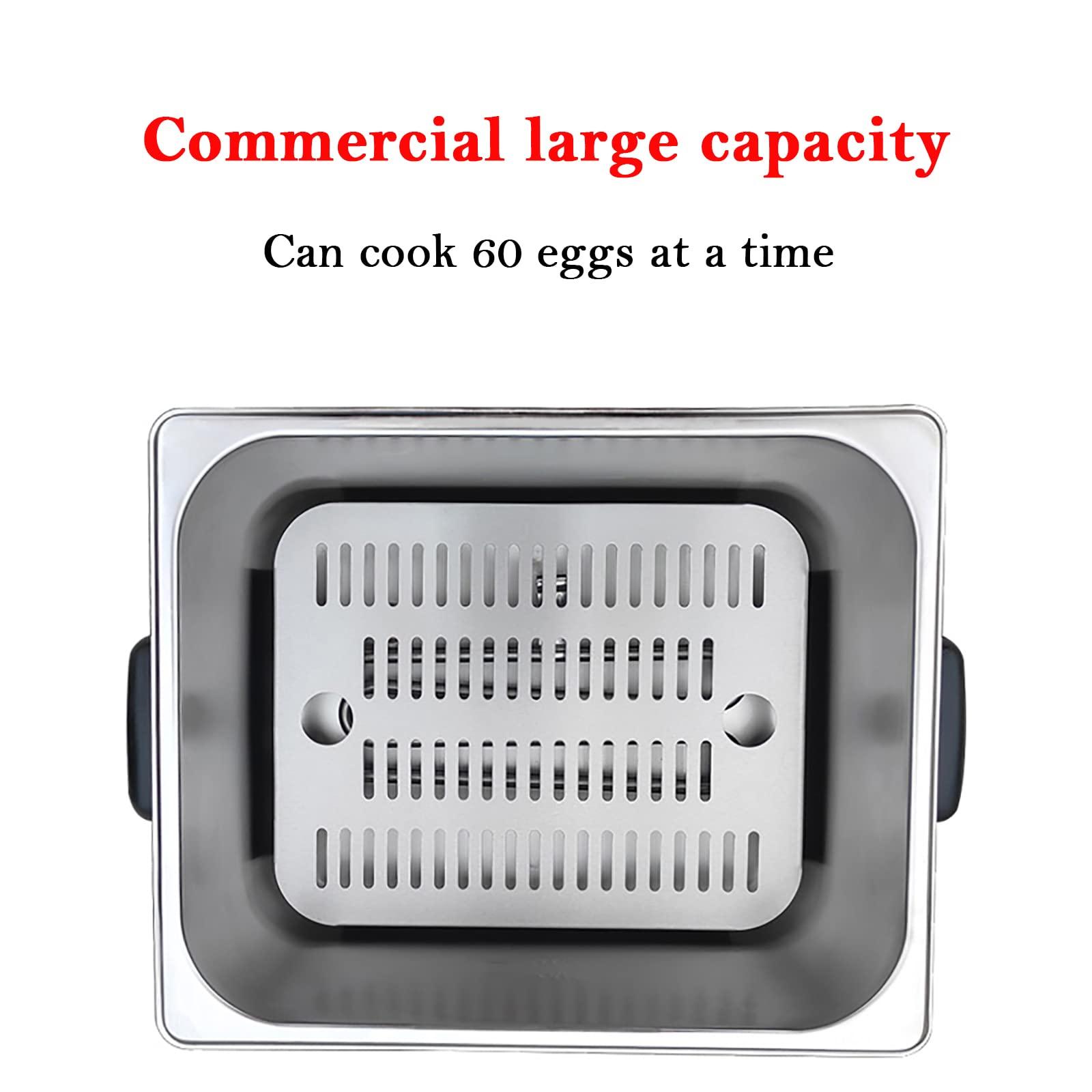 STMKB Commercial Egg Cooker, Large-capacity Egg Cooker, Hot Spring Eggs/boiled Eggs/boiled Eggs/tea Eggs, Dual-purpose Steaming and Cooking, Can Make 45-60 Eggs At a Time