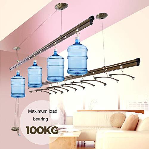 Drying Rack Drying Rack Clothes Ceiling Pulley Airer, Dryer, Manual, Strong and Easy to Install