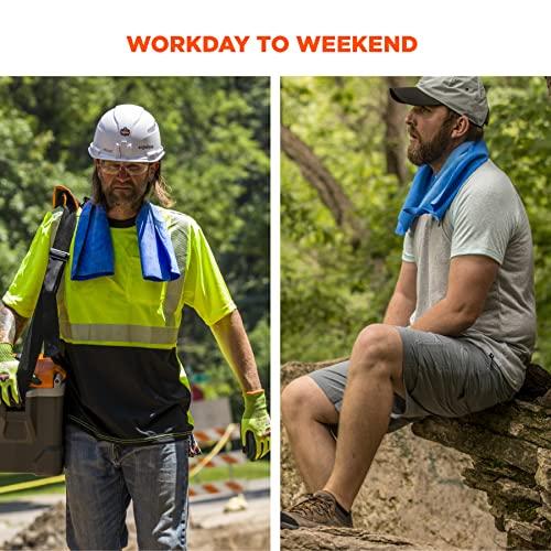 Ergodyne Ergodyne Chill-Its 6602 Evaporative Cooling Towel, Blue 13 inches x 29.5 inches