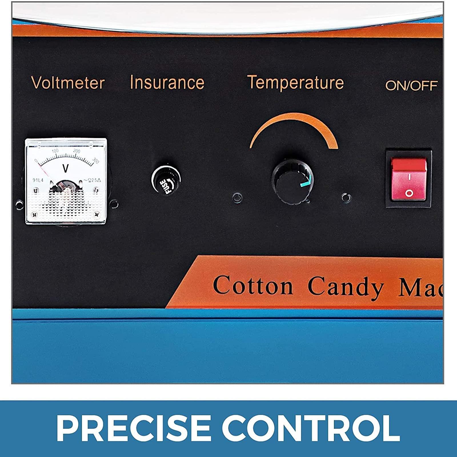 WLL-DP WLL-DP Portable Commercial Cotton Candy Machine 20.5 Inch Electric Candy Floss Maker, for Family and Party