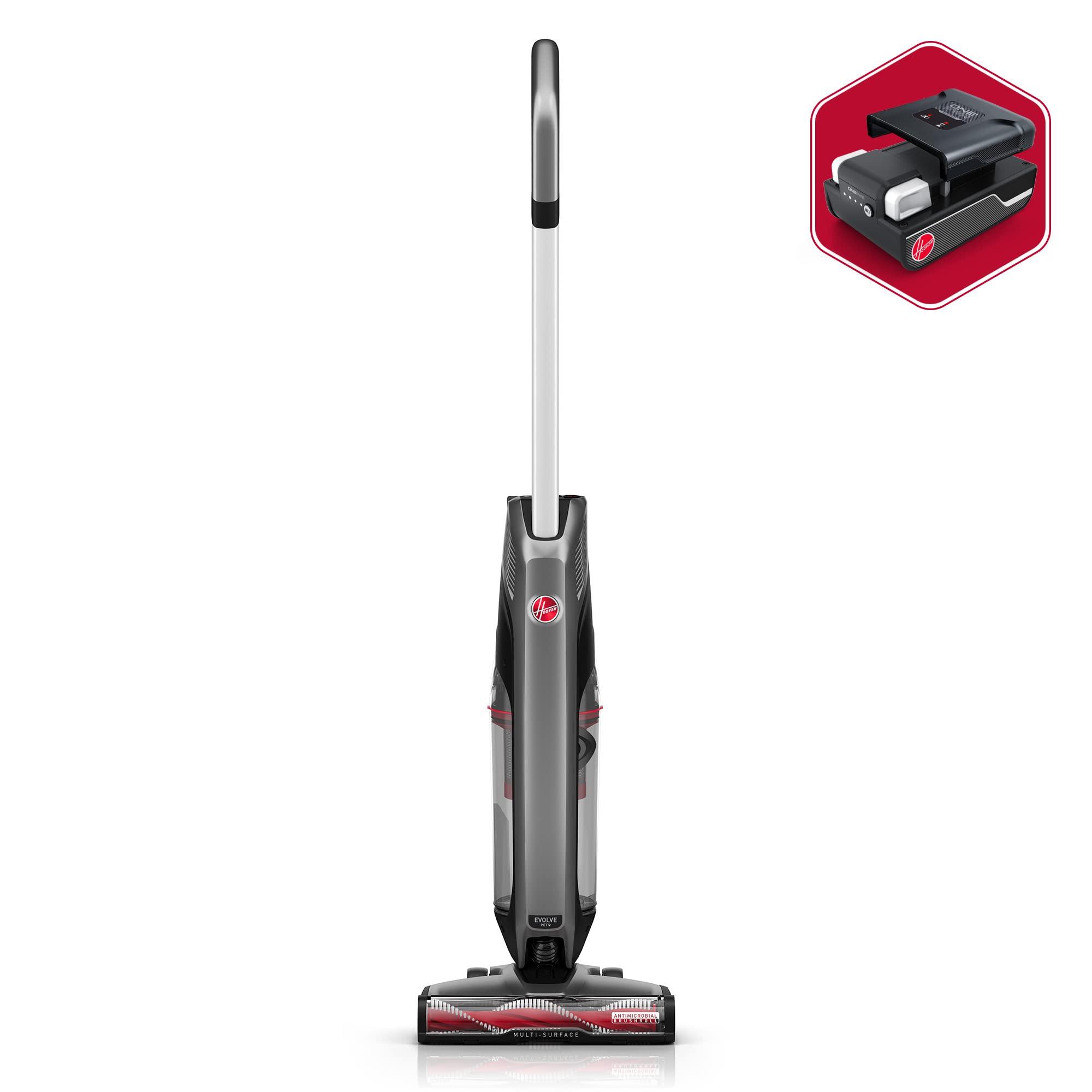 Hoover Hoover ONEPWR Evolve Pet Cordless Vacuum Cleaner, Lightweight Stick Vac, Small Upright Vacuum Cleaner, Ideal for Pet Hair, Large Dirt Cup Capacity, Cordless Vacuum Cleaners for Home Use