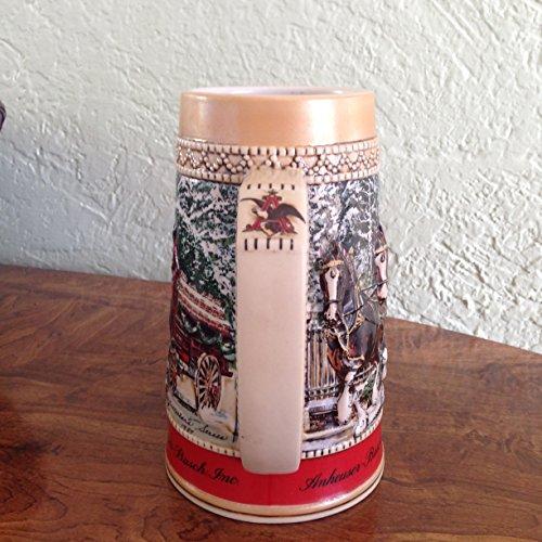 Budweiser Budweiser 1987 Anheuser-Busch Collector Series "C" Holiday Stein