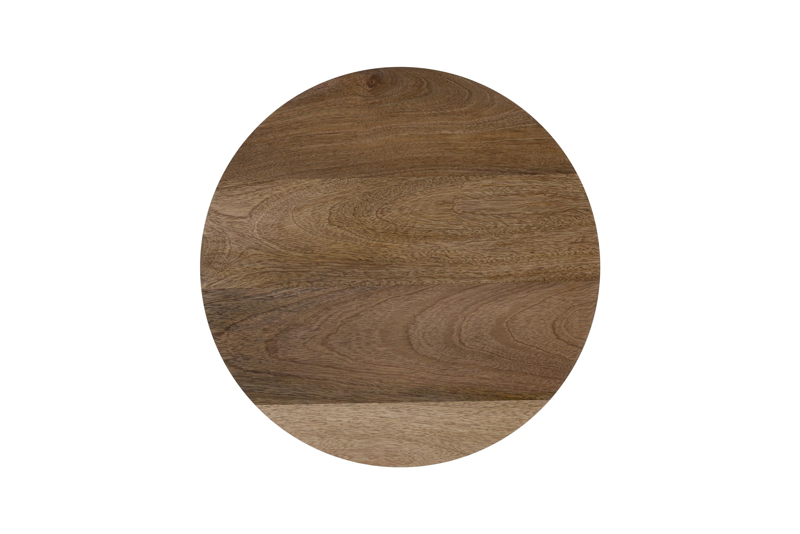 Canarm Canarm MANU Natural Wood and Seagrass Side Table, Brown