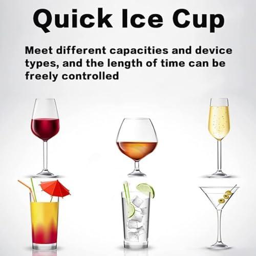 oiakus oiakus Co2 Glass Froster, Glass Chiller for Cups and Glasses, Instant Drink Chiller for Cocktail, Beer, Mixed Drinks, Wine Glass Chiller for Bar, Restaurant, Kitchen