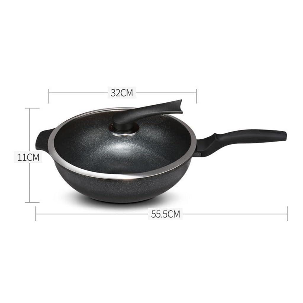 CGTENBS CGTENBS Stone Frying Pan Non-stick Flat Bottom Frying Pan Cooking Pots And Pans Induction Cooker Universal