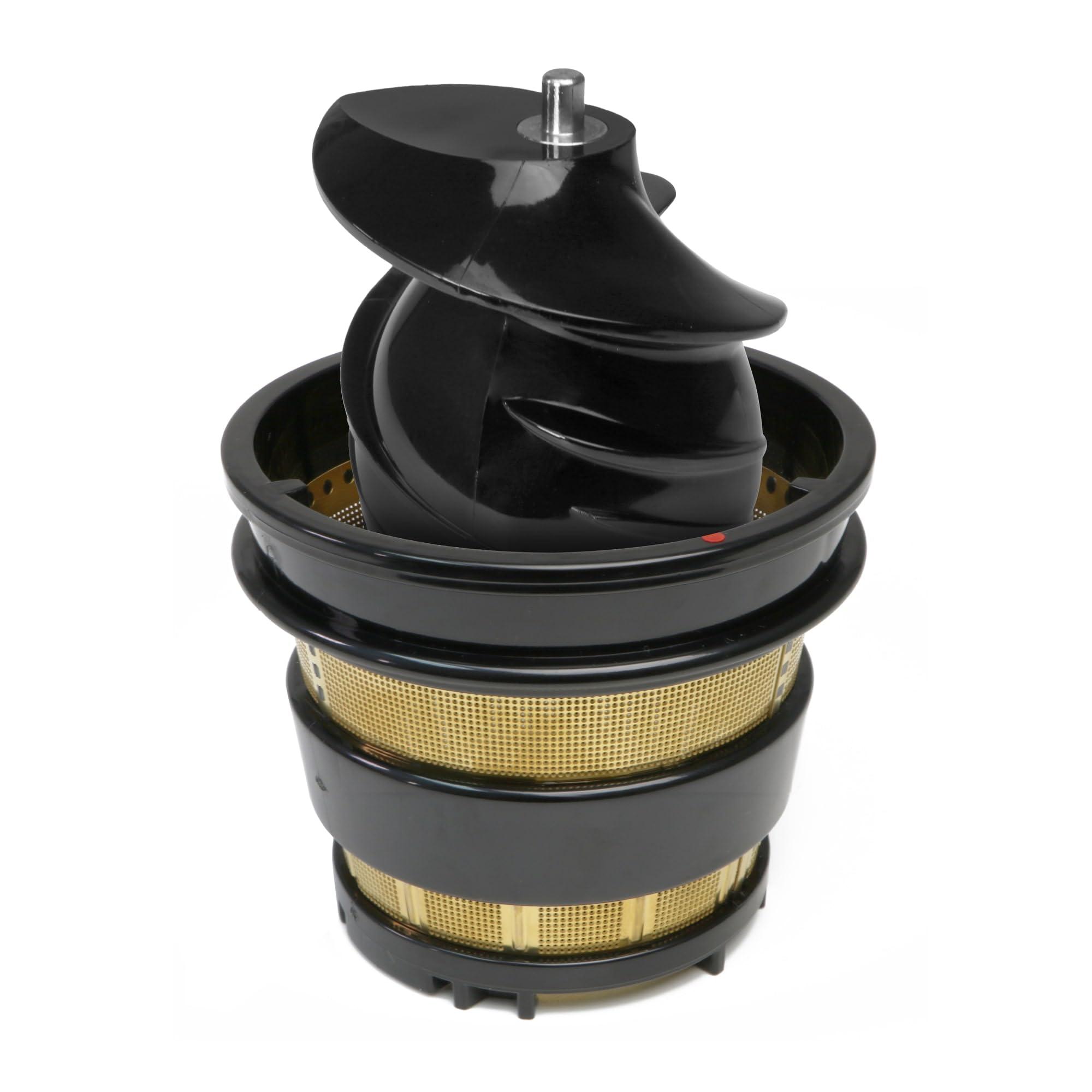 Omega Omega Juicer Cold Press 365 Vertical Slow Masticating Extractor for Fruits and Vegetables, BPA-Free, 65 RPM, 150-Watts, White