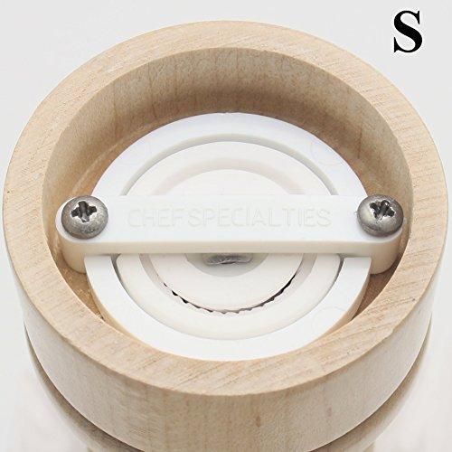 Chef Specialties Chef Specialties Capstan Pepper Salt Mill Set, Walnut & Natural