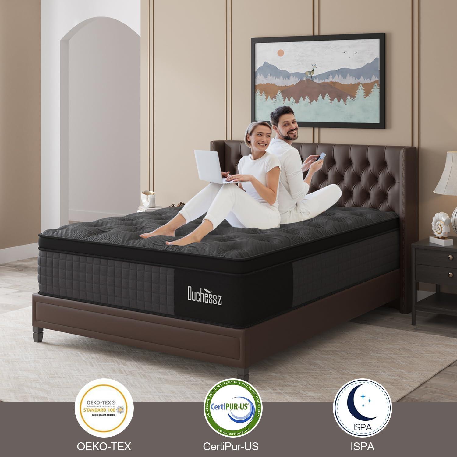 Duchessz Duchessz Hybrid Mattress Black with Gel Memory Foam