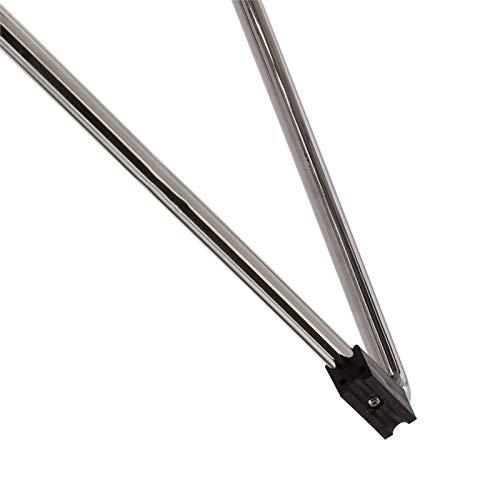 Holland Bar Stool Co. Holland Bar Stool Co. Indoor Home/Office Barstool Modern Decorative Furniture 410 Jackie Stainless Steel 36\" Swivel Bar Stool with Graph Coal Seat